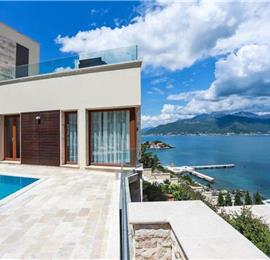 5 bedroom villa with two pools near Tivat, sleeps 10